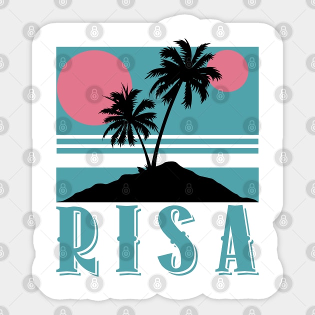 Star Trek Planet Risa Vacation Sticker by Myartstor 